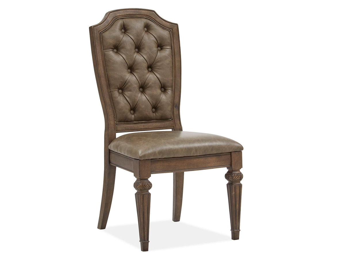 Durango - Wood Dining Side Chair With Upholstered Seat and Back (Set of 2) - Willadeene Brown, photo 7 of 7