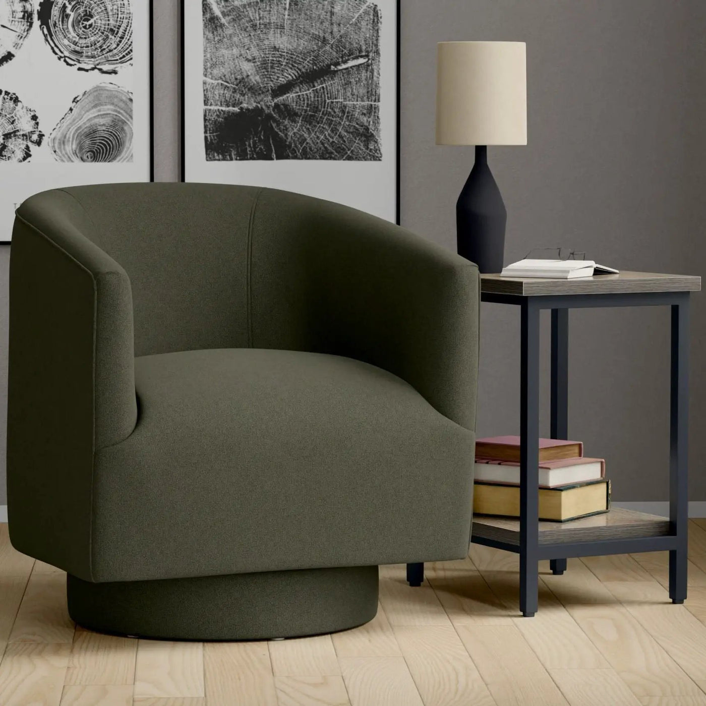 Accent Chair With Swivel Function by HouseOfZazla