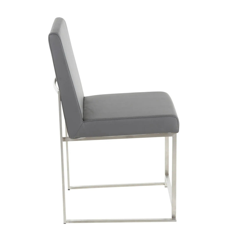 Fuji - Contemporary Modern Elegance High Back Dining Chair (Set of 2) by HouseOfZazla