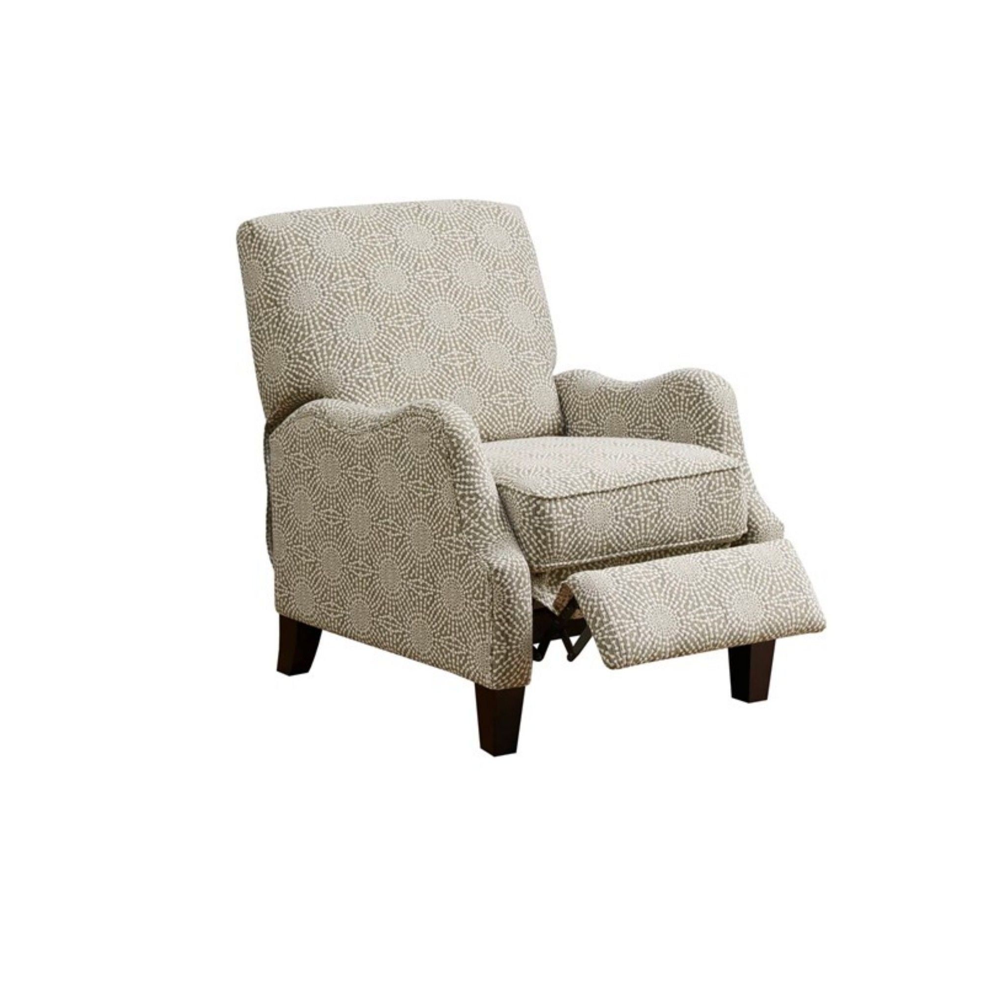 Hoffman - Push Back Recliner - Beige Multi by HouseOfZazla