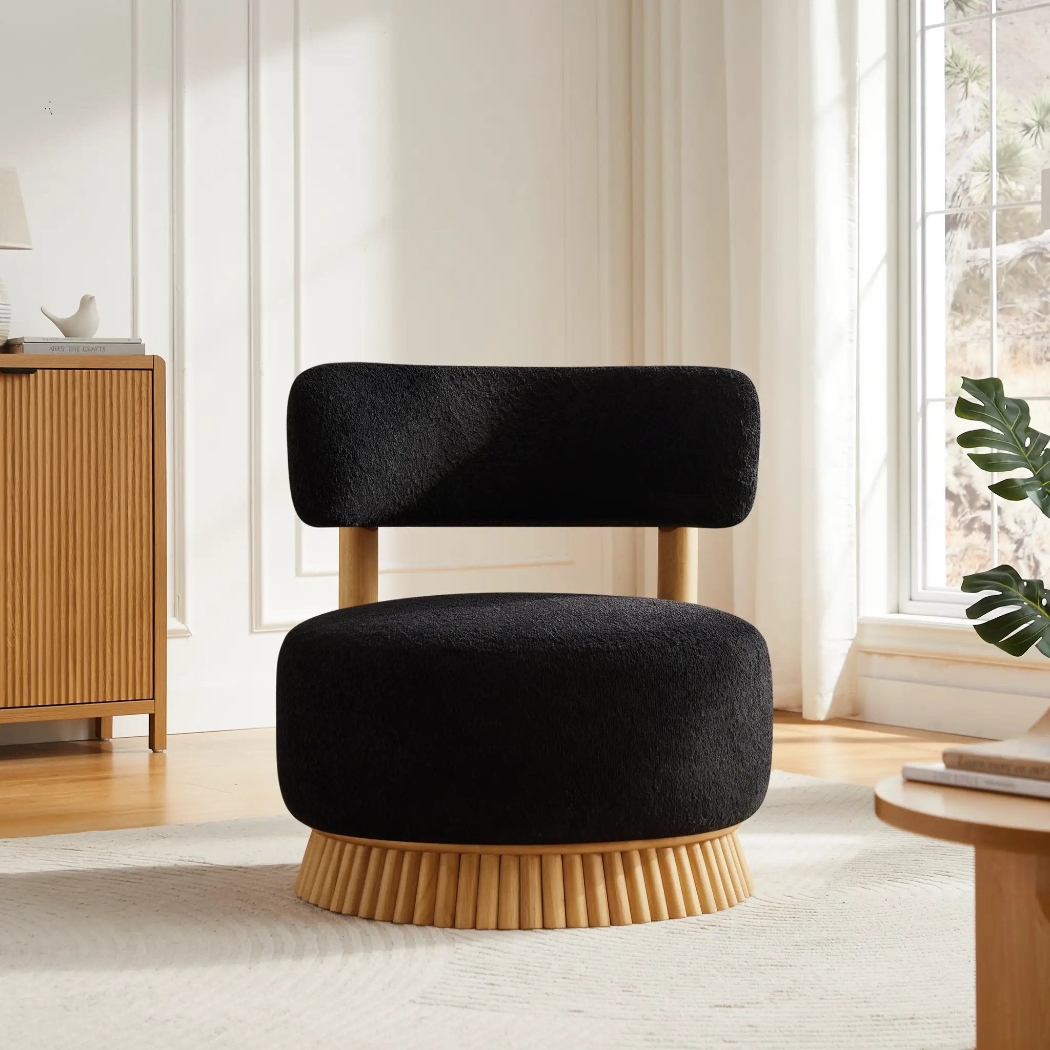 Modern 27.5" W Farmhouse Armless Chair Set of 2 by HouseOfZazla