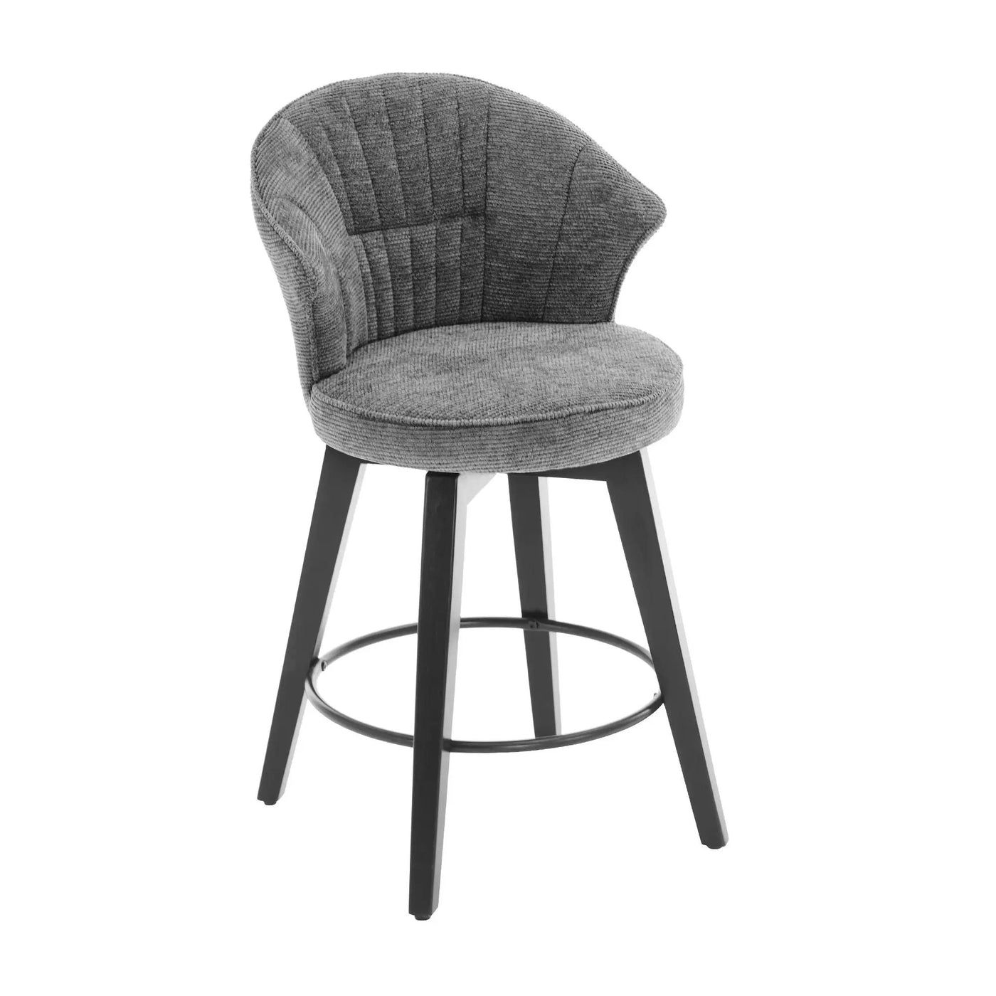Wing Back Swivel Bar Stools (Set of 2) by HouseOfZazla