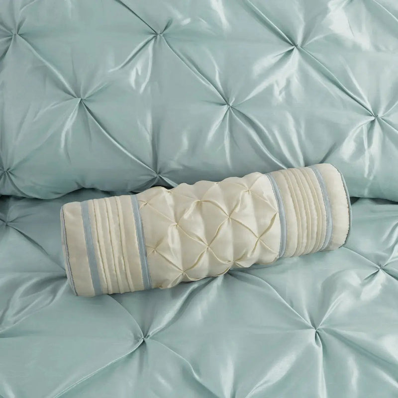 7 Piece Tufted Comforter Set Seafoam King by HouseOfZazla