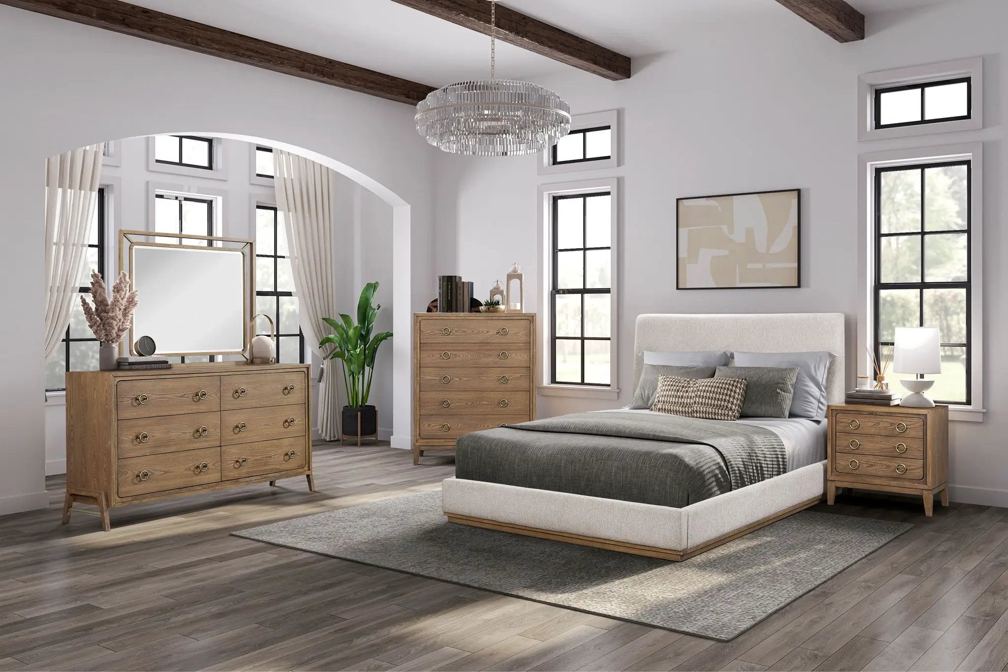 6 Drawer Dresser - Latte by HouseOfZazla