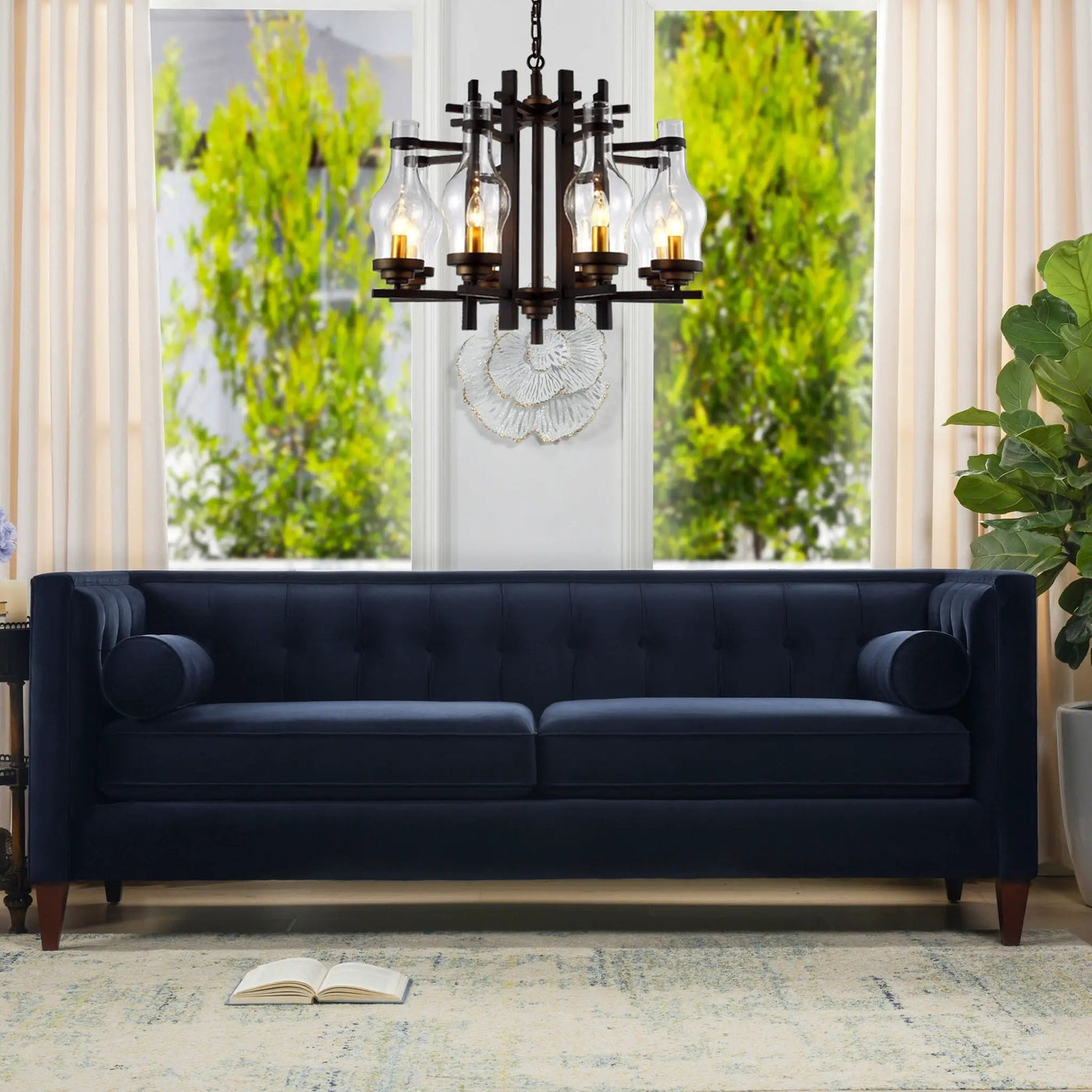 Jack - Modern Tuxedo Tufted Sofa by HouseOfZazla
