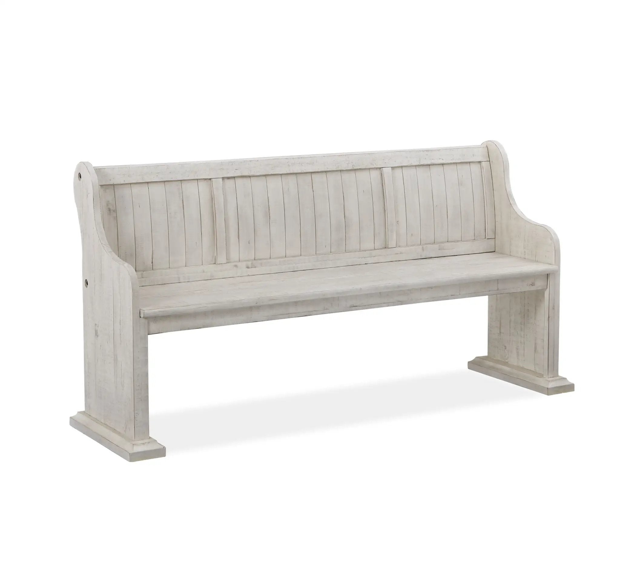 Bronwyn - Bench With Back - Alabaster by Unique Piece Furniture