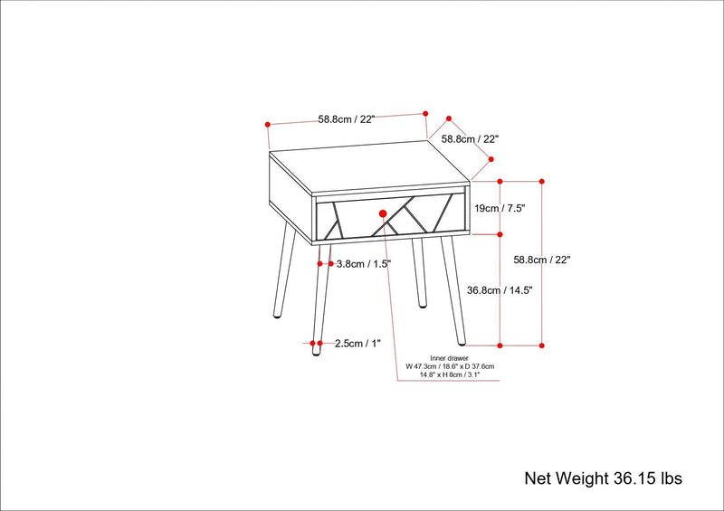 Jager - Side Table - Natural by HouseOfZazla