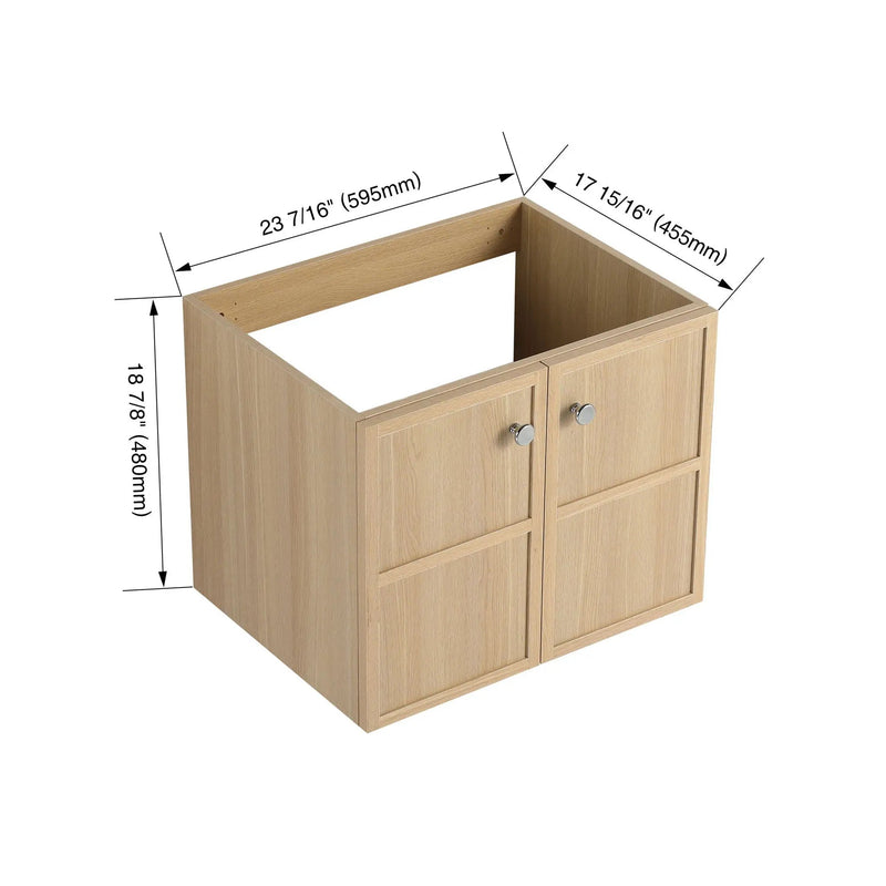 Modern Wall Mounted Bathroom Vanity With Soft Closing Doors by Unique Piece Furniture