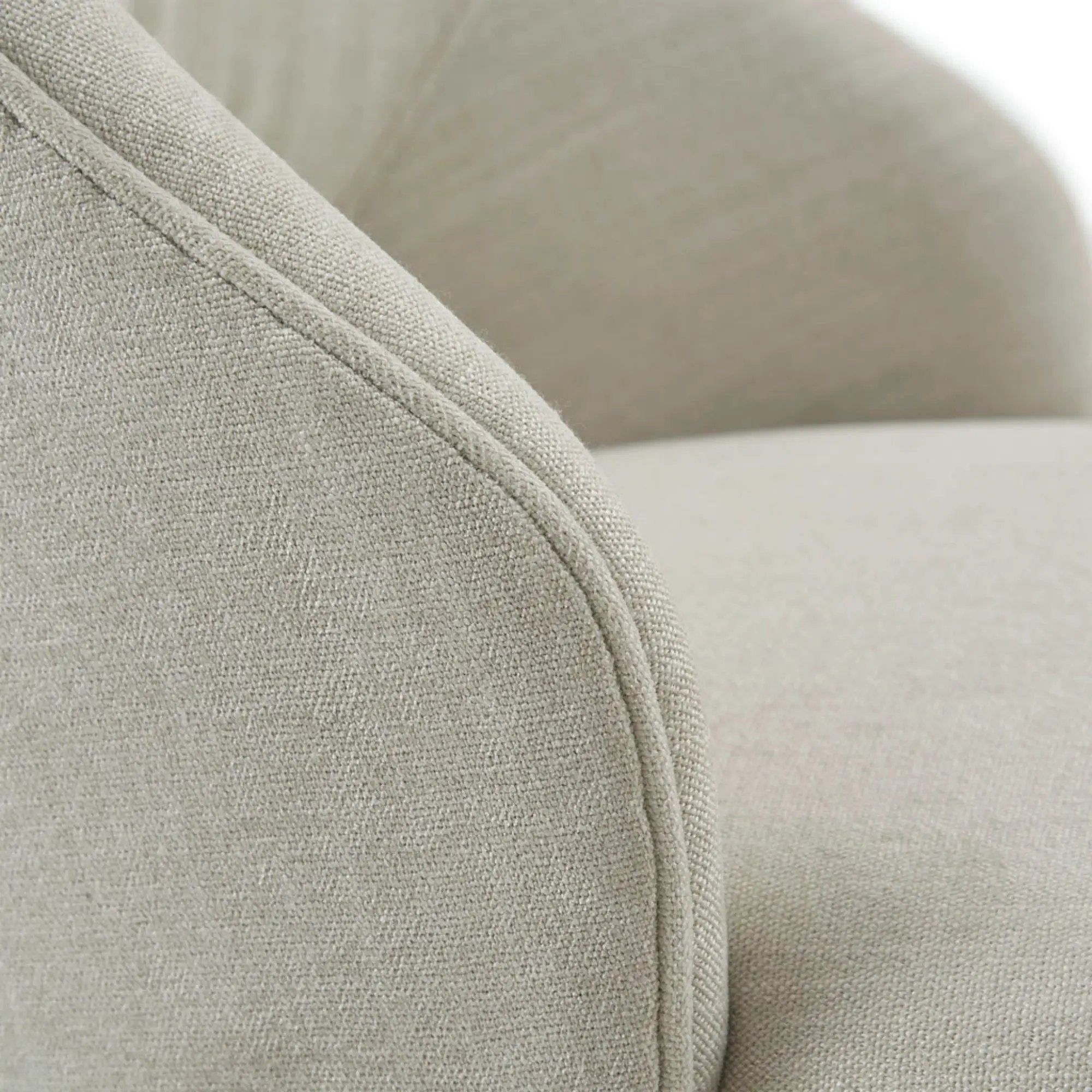 Counter Stool With Swivel Seat, Upholstery And Solid Wood Legs - Cream by Unique Piece Furniture