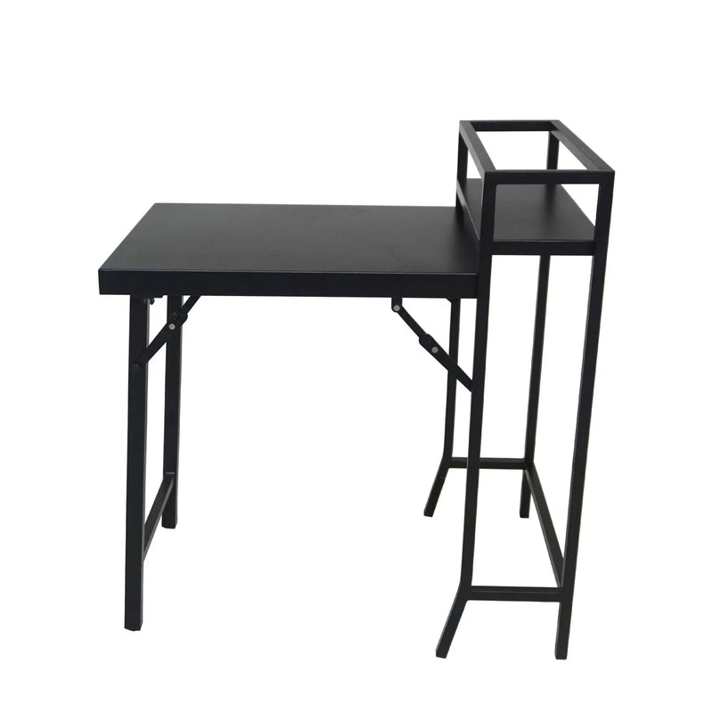3 Piece Patio Bistro Set, Patio Set Of Foldable Patio Table And Chairs, Outdoor Patio Furniture Sets - Black by HouseOfZazla