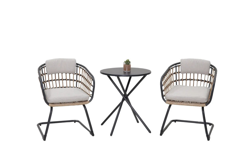 3-Piece Outdoor Wicker Bistro Set by HouseOfZazla