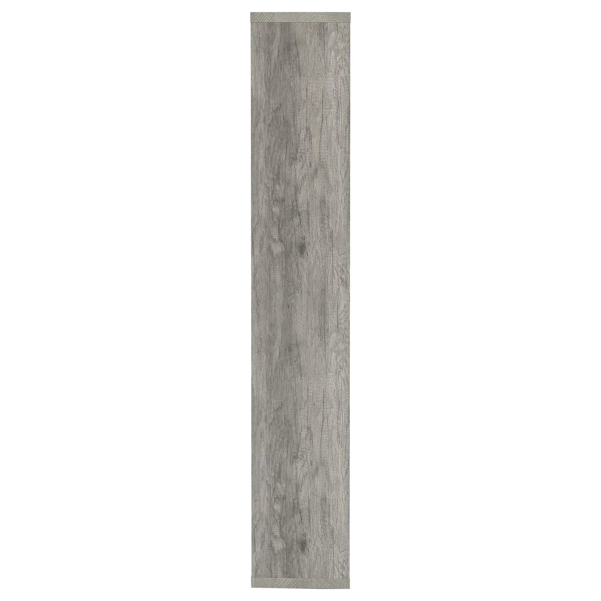 Theo 71-inch 6-shelf Bookshelf Grey Driftwood by Unique Piece Furniture