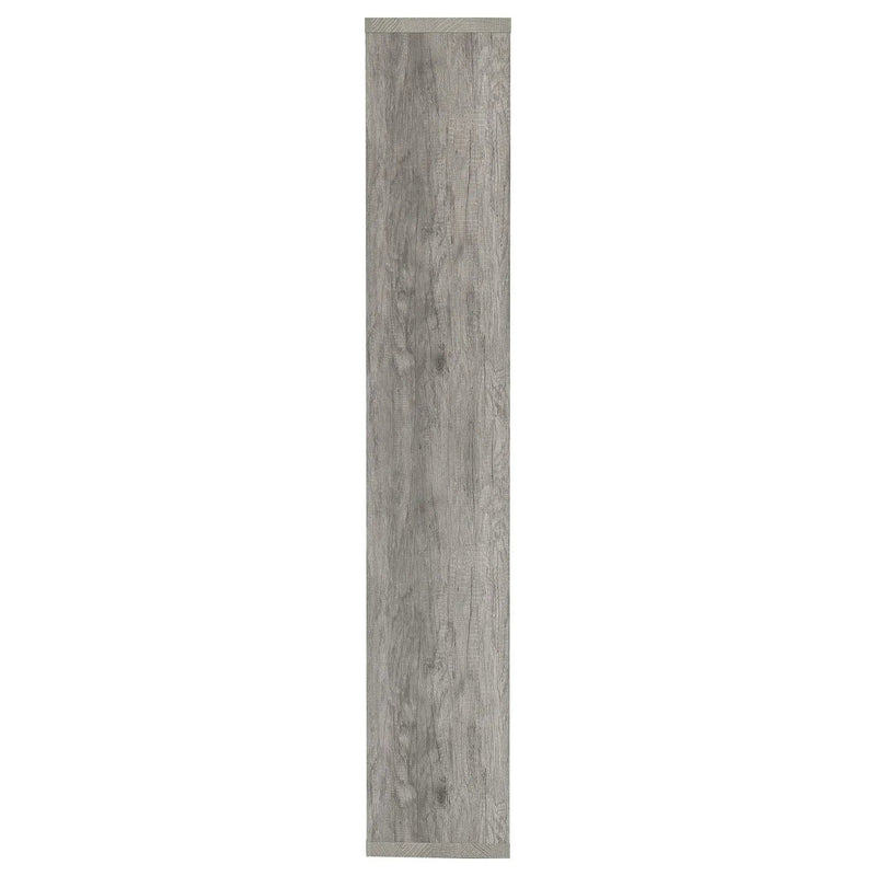 Theo 71-inch 6-shelf Bookshelf Grey Driftwood by Unique Piece Furniture