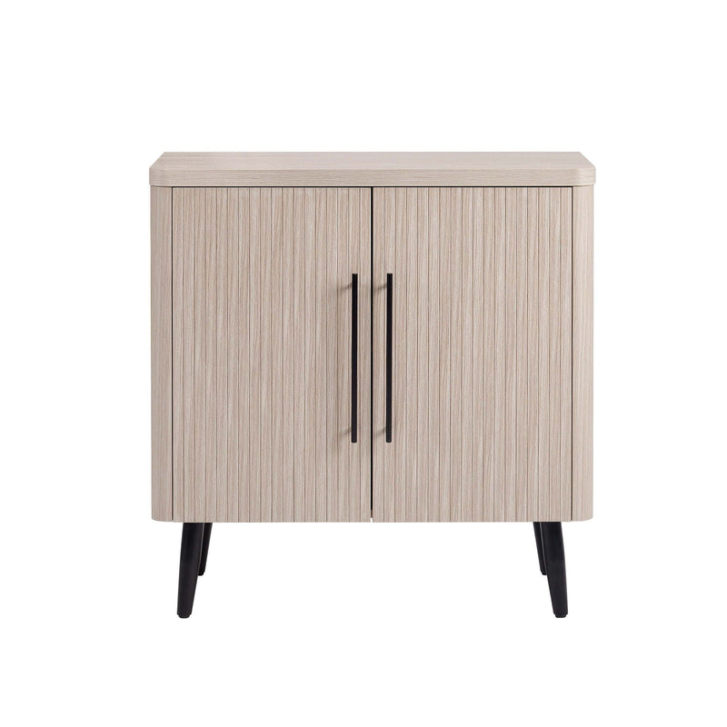 Jodie - Fluted Accent Cabinet - Oak by HouseOfZazla