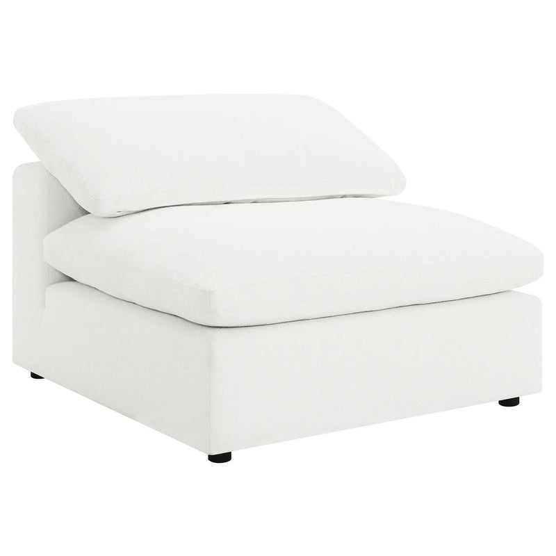 Raleigh 6-piece Boucle Upholstered Modular Sectional Ivory by Unique Piece Furniture