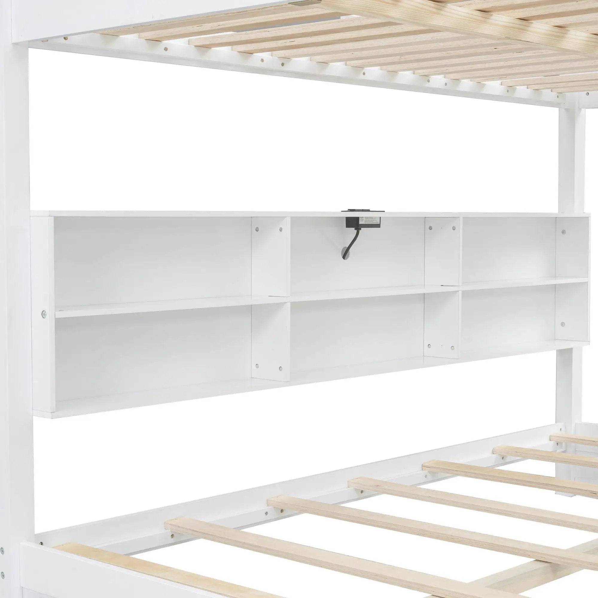 Bunk Bed With Storage Cabinets And USB Ports by Unique Piece Furniture