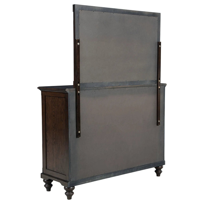 Andover 8-drawer Dresser and Mirror Dark Oak by Unique Piece Furniture