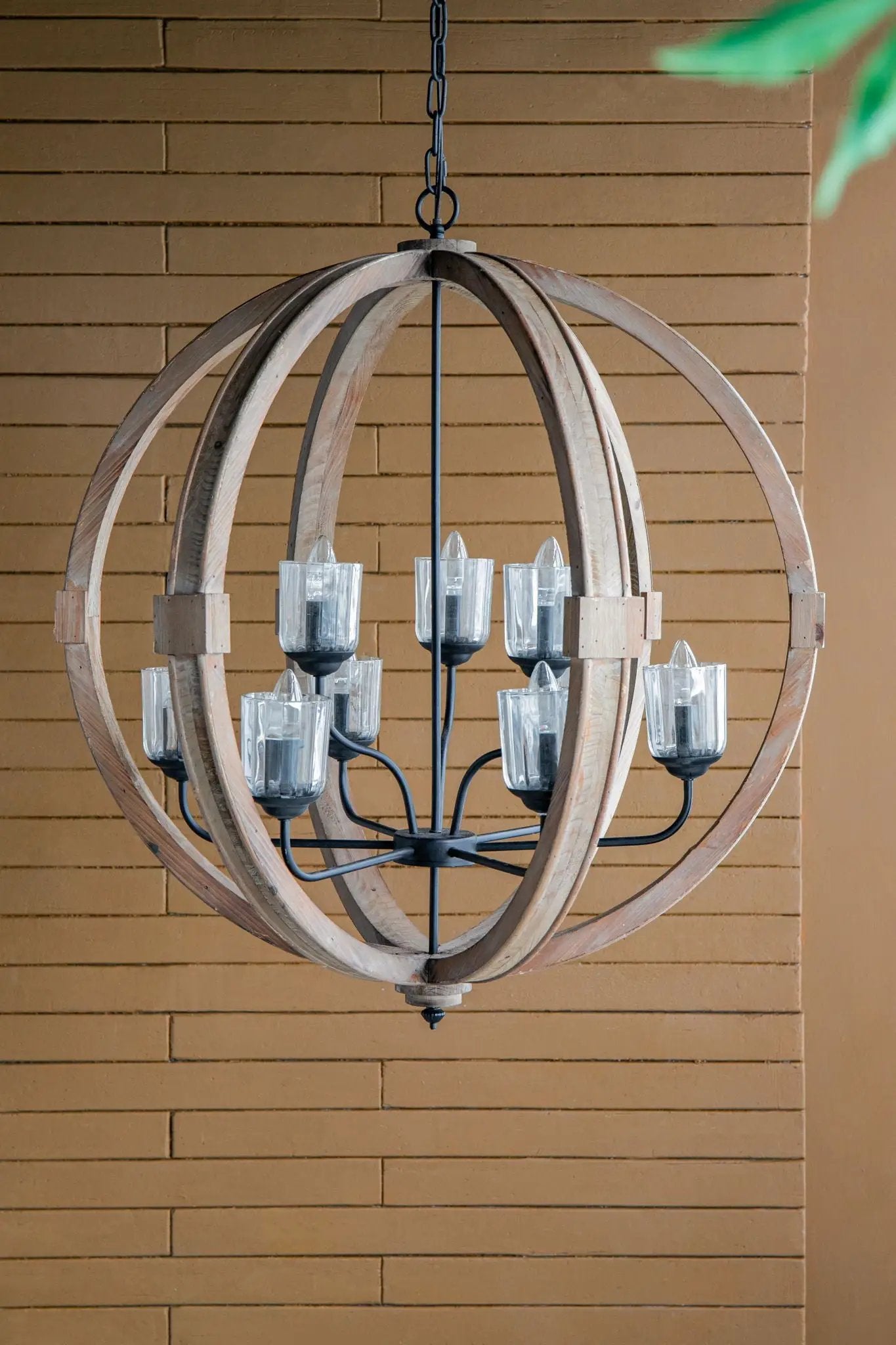 Chandelier, Hanging Light Fixture With Adjustable Chain For Kitchen, Bulb Not Included by HouseOfZazla