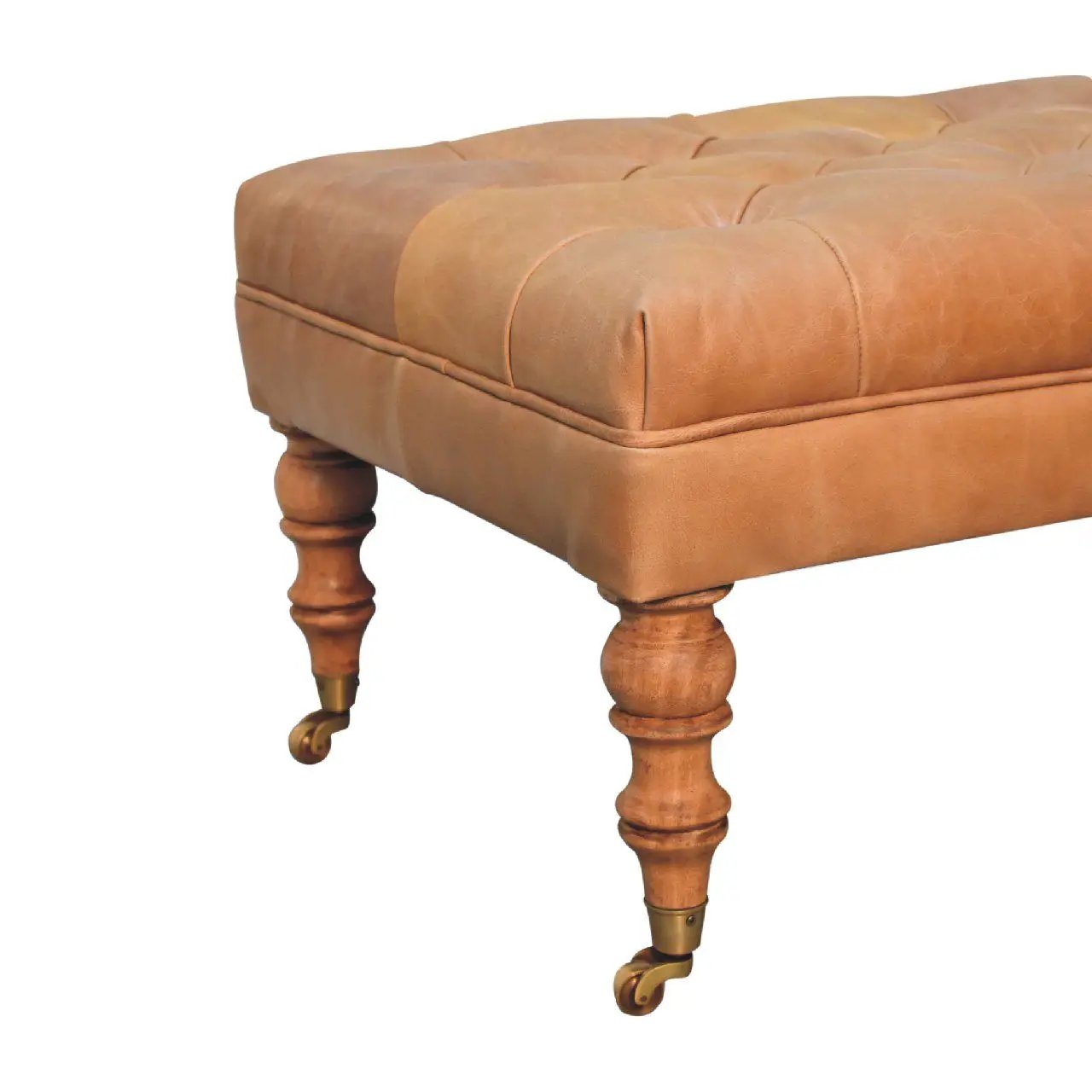 Buffalo - Ottoman With Castor Legs by Unique Piece Furniture