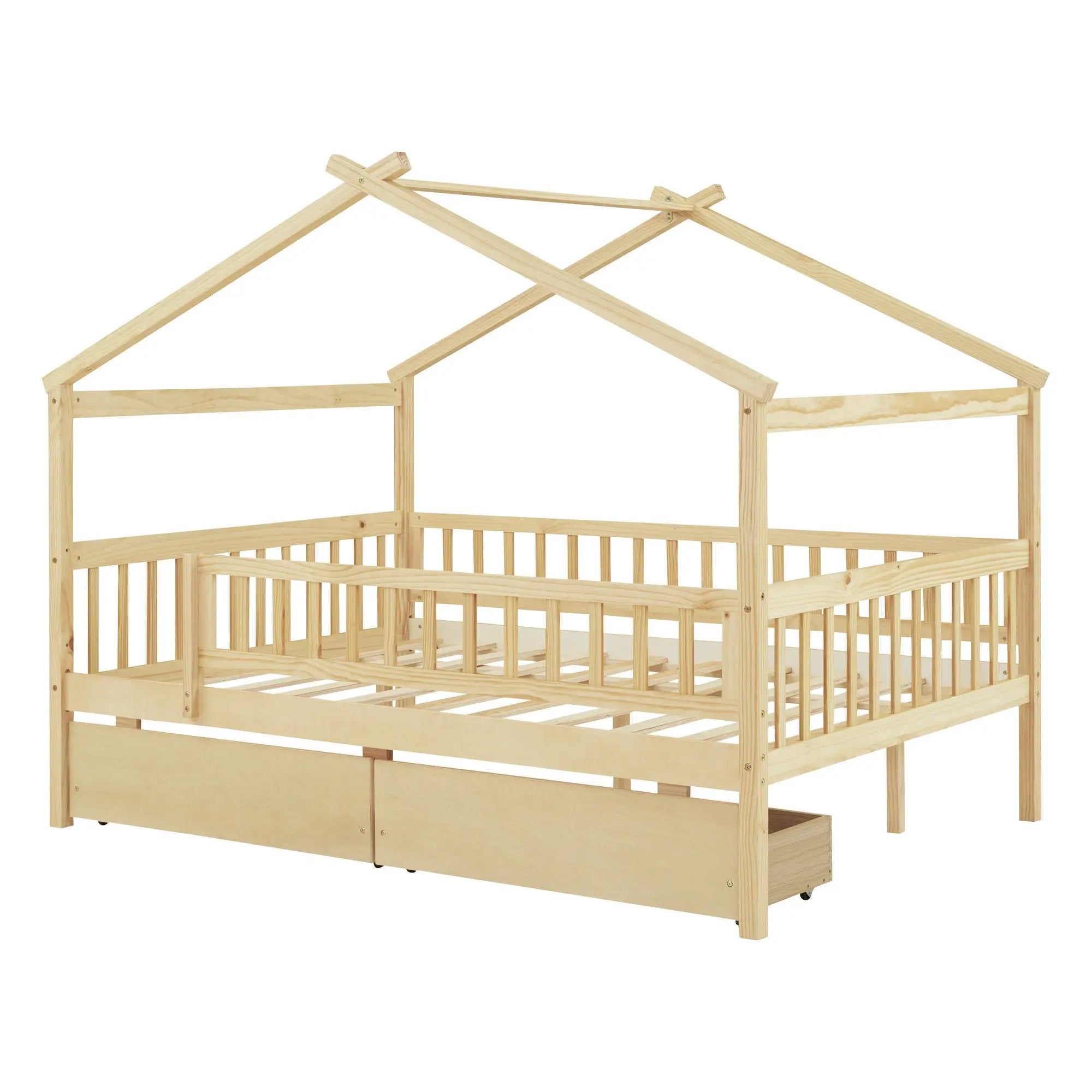 House Bed With 2 Drawers by Unique Piece Furniture