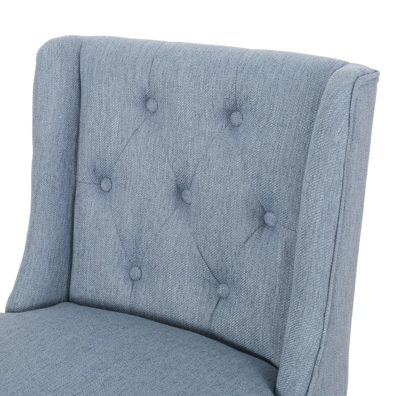 Vienna Contemporary Fabric Tufted & Wingback Counter Stools (Set of 2) by HouseOfZazla
