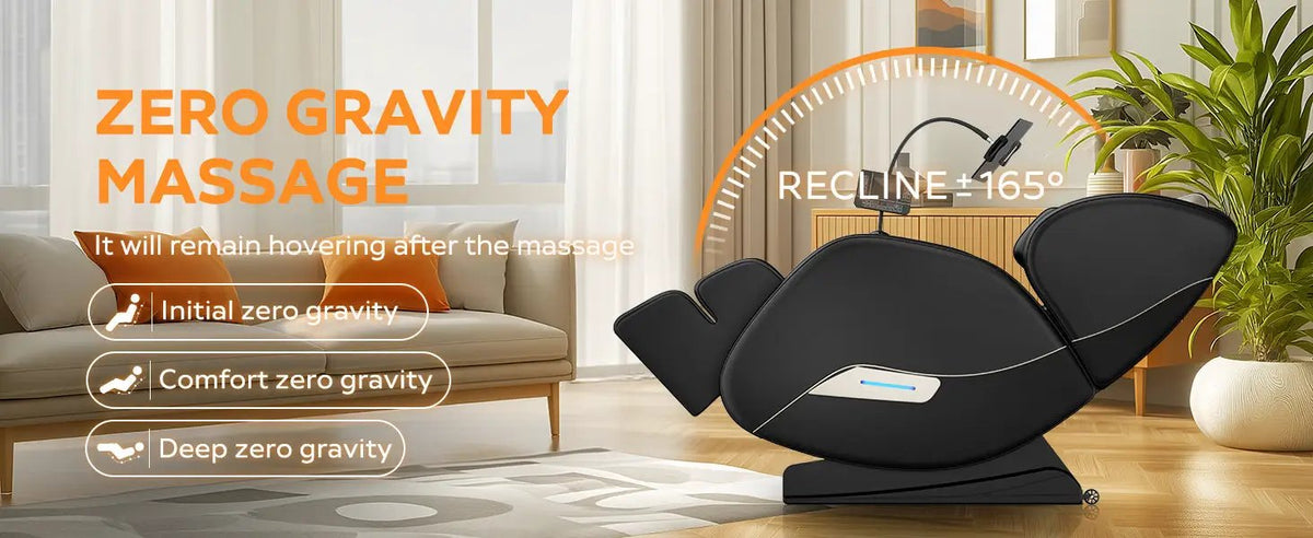 2024 Massage Chair Recliner with Zero Gravity & Full Body Air Pressure by HouseOfZazla