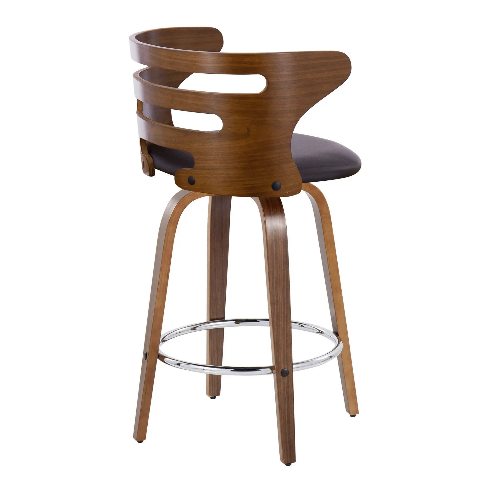 Fixed-Height Counter Stool with Swivel by HouseOfZazla