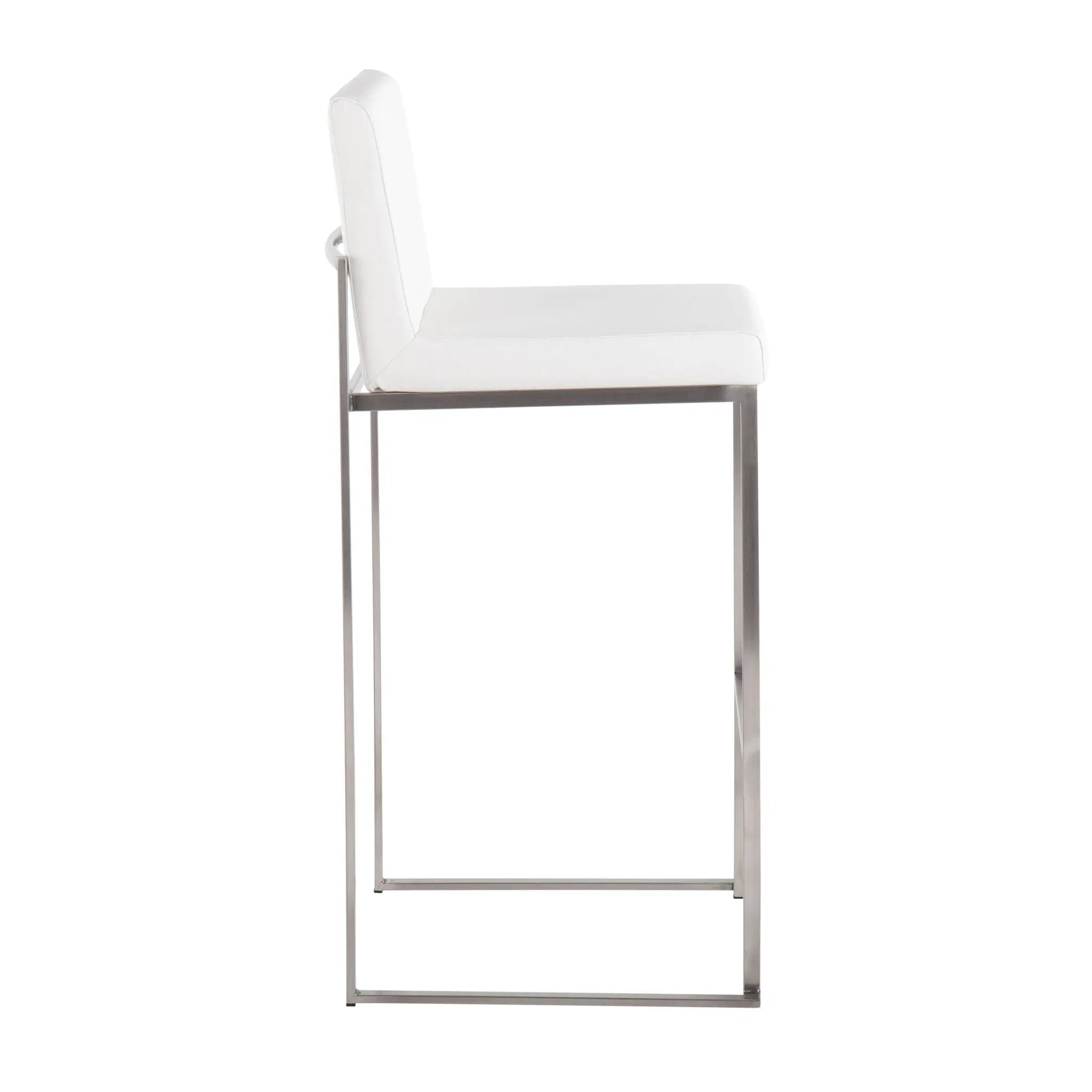 Fuji - Contemporary And Modern Elegance High Back Barstool by HouseOfZazla