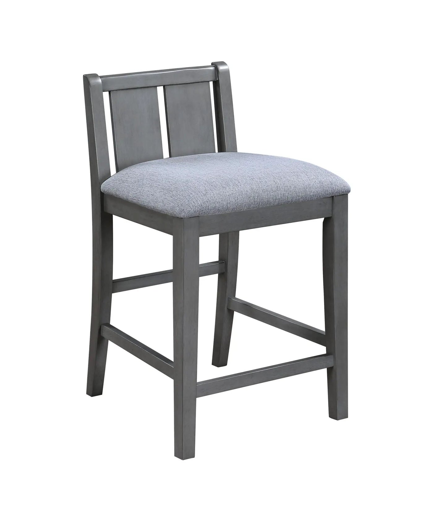 Graham - 3 Piece Small Space Counter Height Dining Table With Shelves And 2 Chairs (Set of 3) by HouseOfZazla