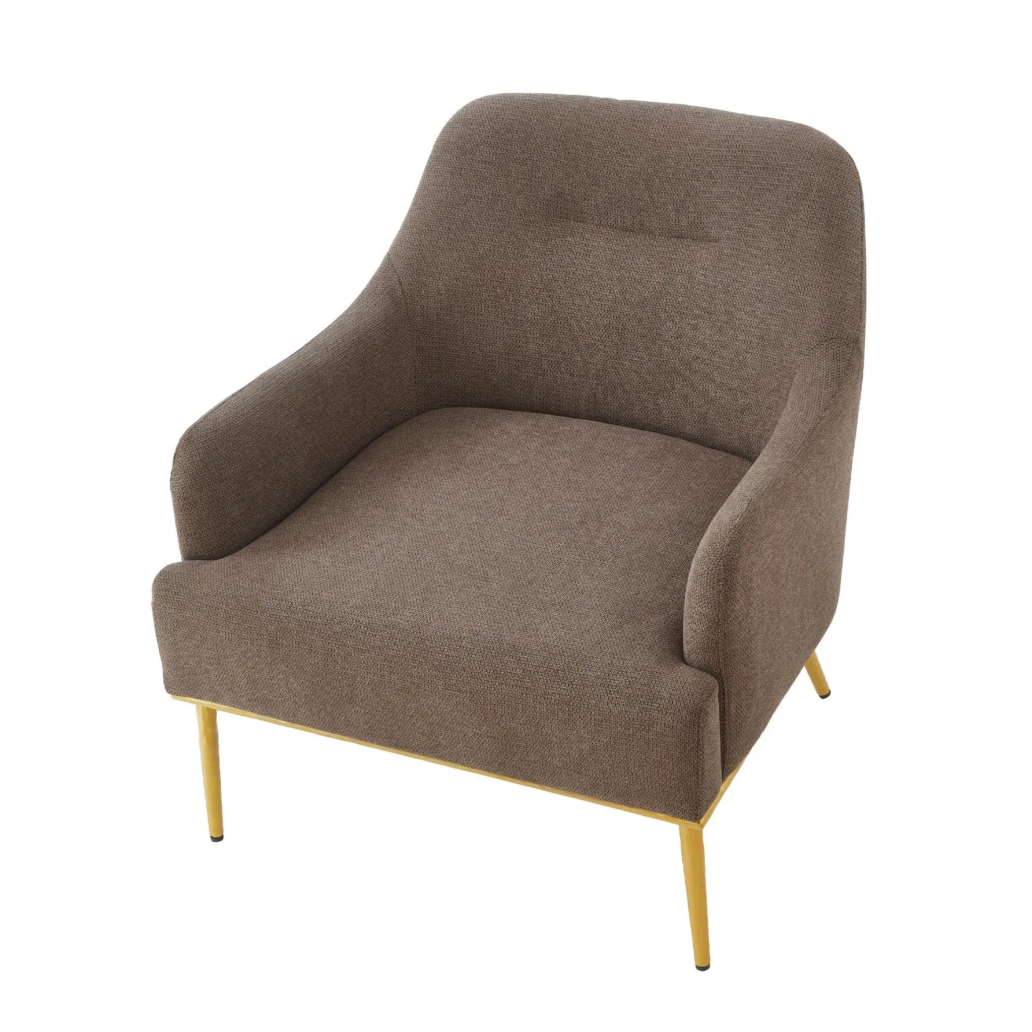 Modern Elegance Accent Chair With Curved Backrest by HouseOfZazla