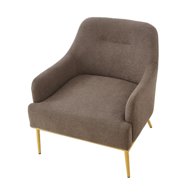 Modern Elegance Accent Chair With Curved Backrest by HouseOfZazla