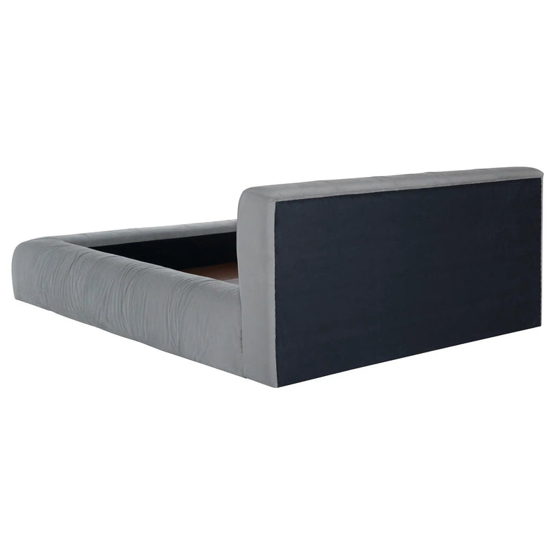 Wilshire Upholstered Queen Platform Bed Grey by Unique Piece Furniture