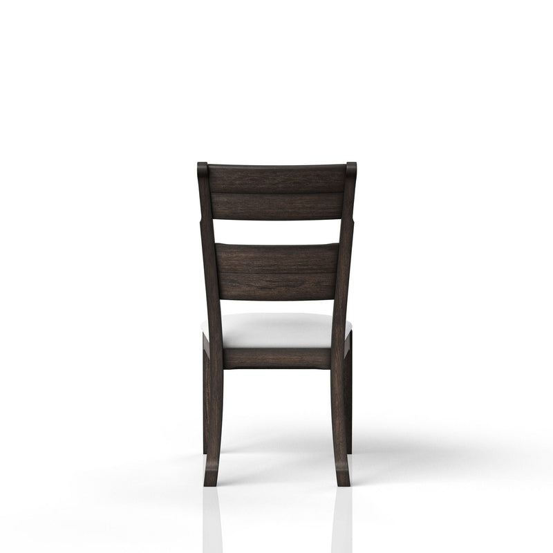 Upholstered Seat Side Chair with Ladderback - Chocolate, photo 6 of 6