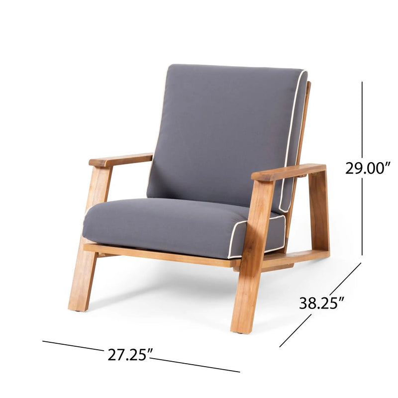 Patio Lounge Chair, Outdoor Club Chair by HouseOfZazla