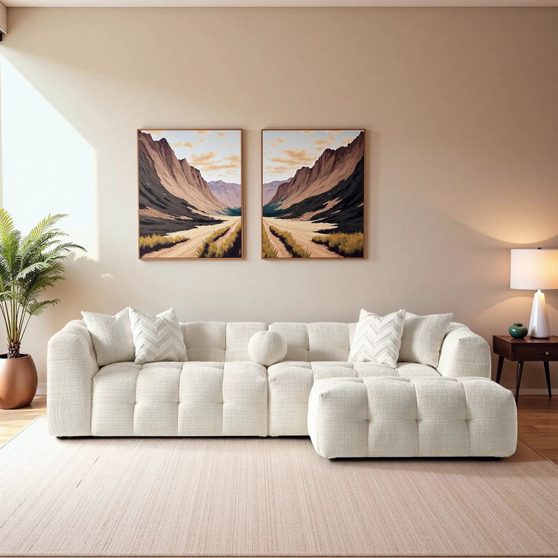 Alana Tufted Modular Sectional Sofa by HouseOfZazla
