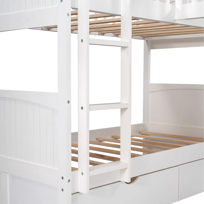 Bunk Bed With Loft And 2 Drawers by HouseOfZazla