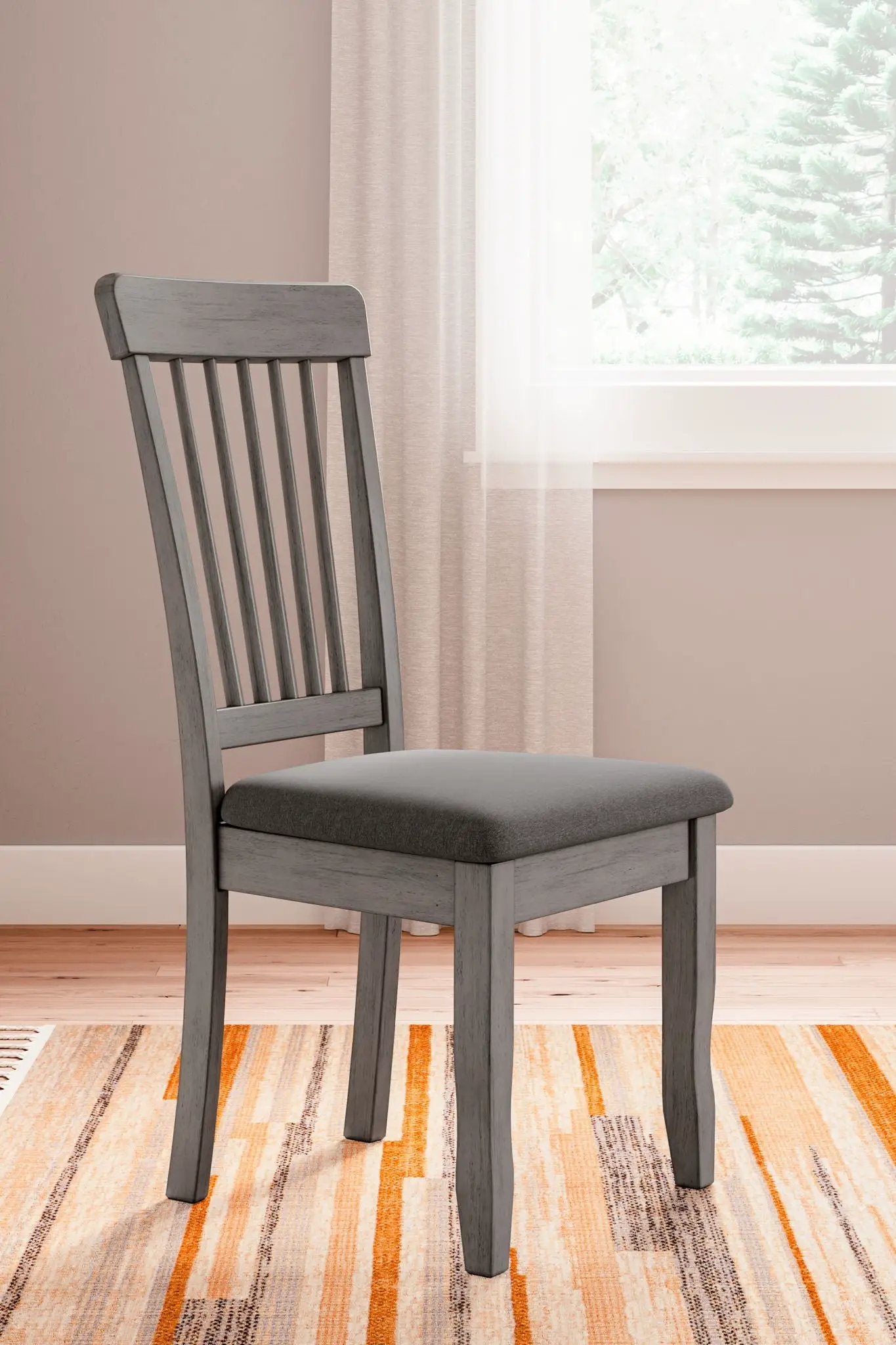 Shullden - 5 Pc. - Drop Leaf Table, 4 Side Chairs - Gray by Unique Piece Furniture