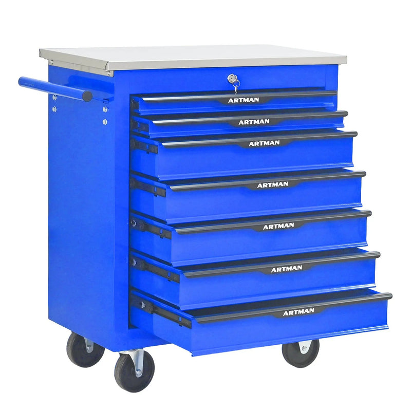 7 Drawers Multifunctional Tool Cart with Wheels by HouseOfZazla
