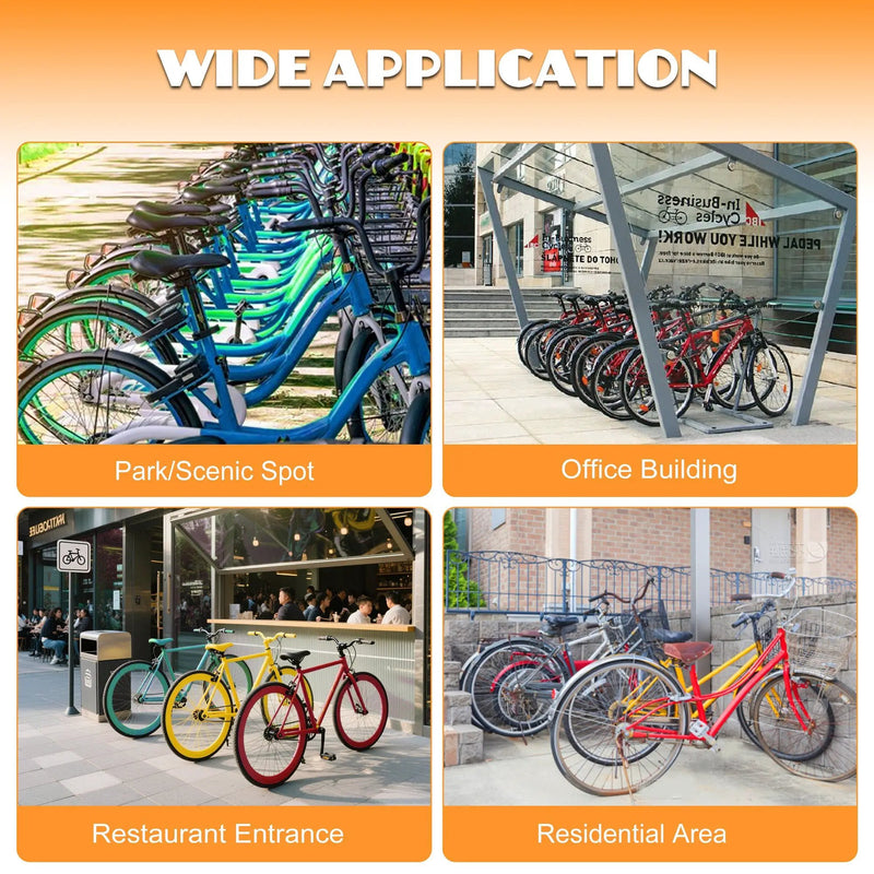 10-Bike Floor Bike Rack by HouseOfZazla