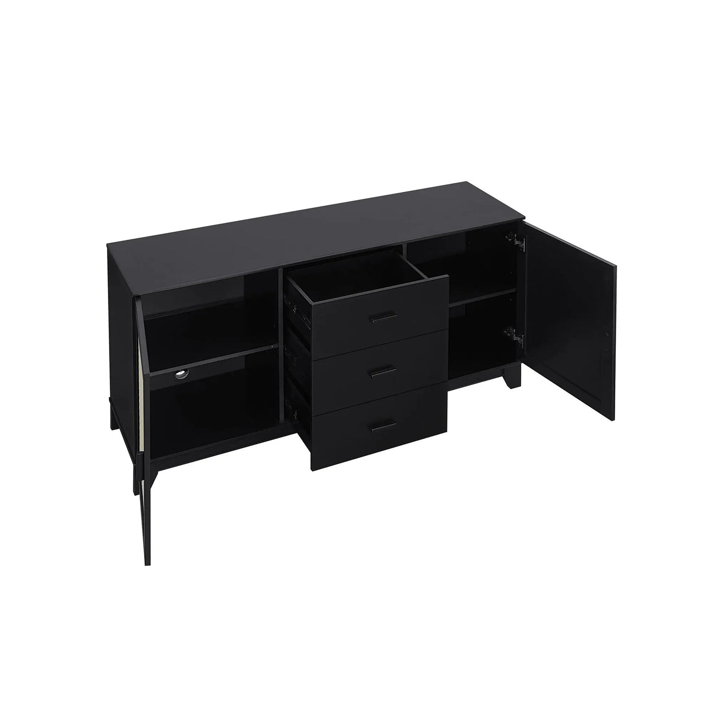 Sheridan - Modern Cane Design Sideboard by HouseOfZazla