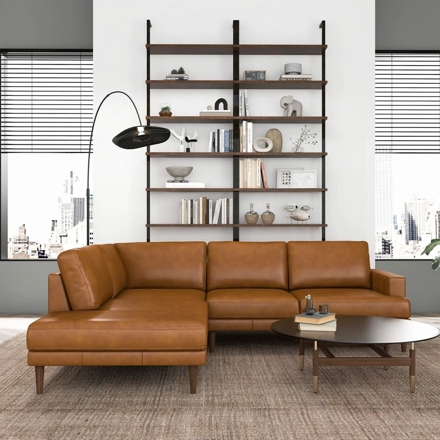 Corbin - L-Shaped Sectional Sofa by Unique Piece Furniture