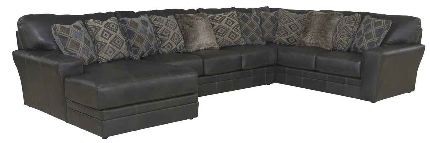 Denali - Italian Leather Match Sectional by Unique Piece Furniture