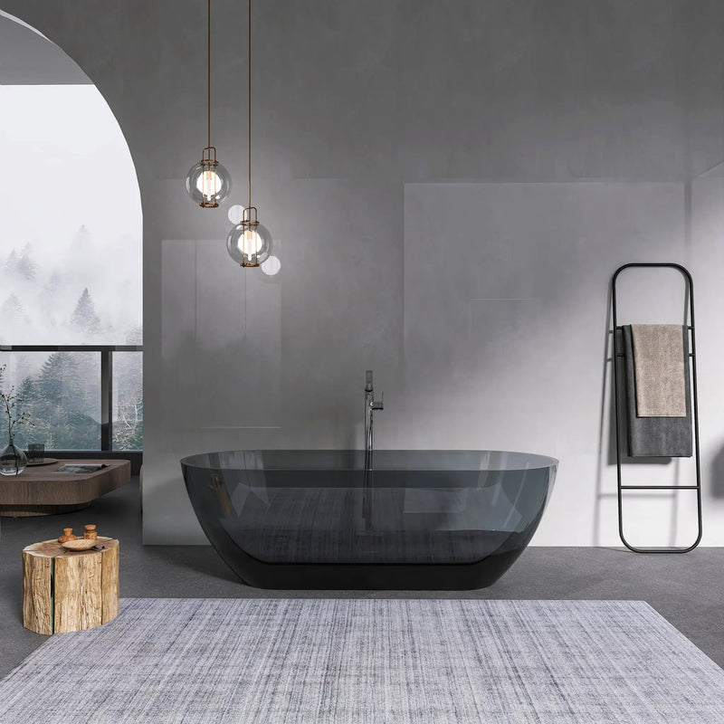 68.9 Inch Translucent Freestanding Bathtub by HouseOfZazla