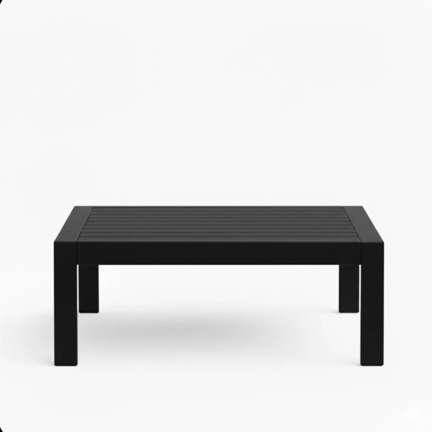 All-Weather Outdoor Coffee Table With Wood-Look Top by HouseOfZazla