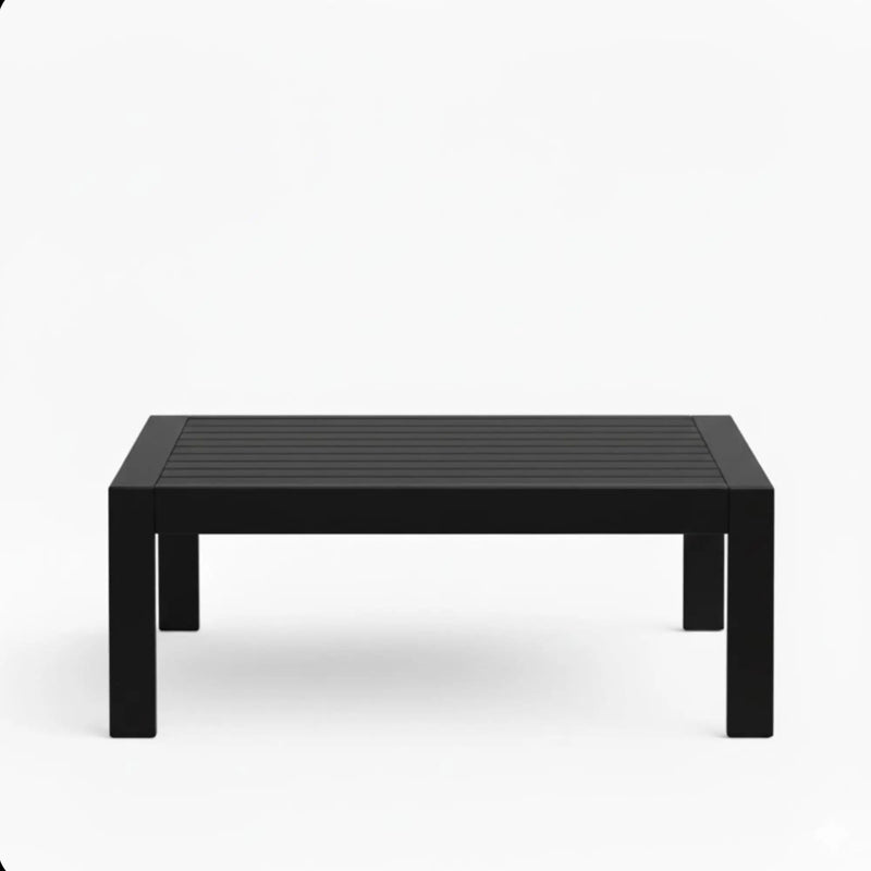 All-Weather Outdoor Coffee Table With Wood-Look Top by HouseOfZazla