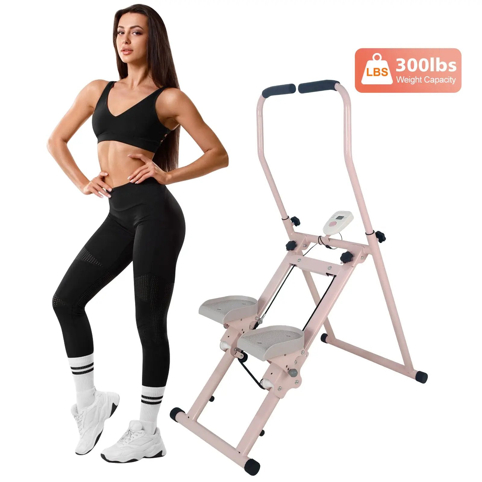 Stair Stepper Folding Vertical Cardio Exercise Climber by HouseOfZazla