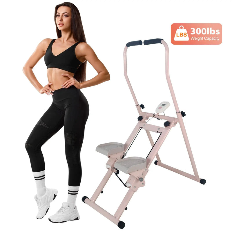 Stair Stepper Folding Vertical Cardio Exercise Climber by HouseOfZazla