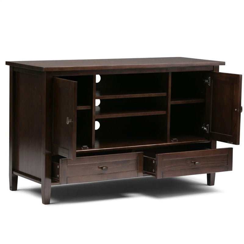 Warm Shaker - TV Media Stand Handcrafted by Unique Piece Furniture