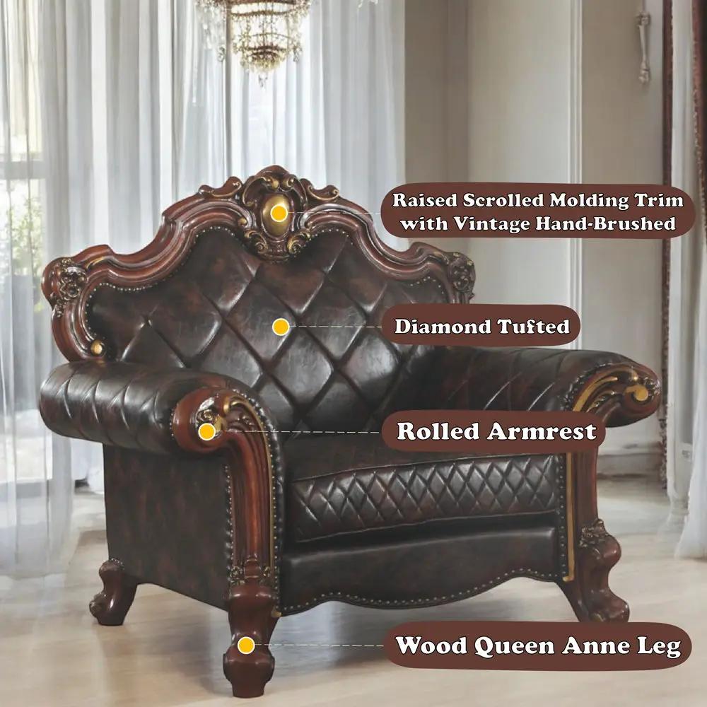 Picardy - Chair w/1 Pillow by Unique Piece Furniture