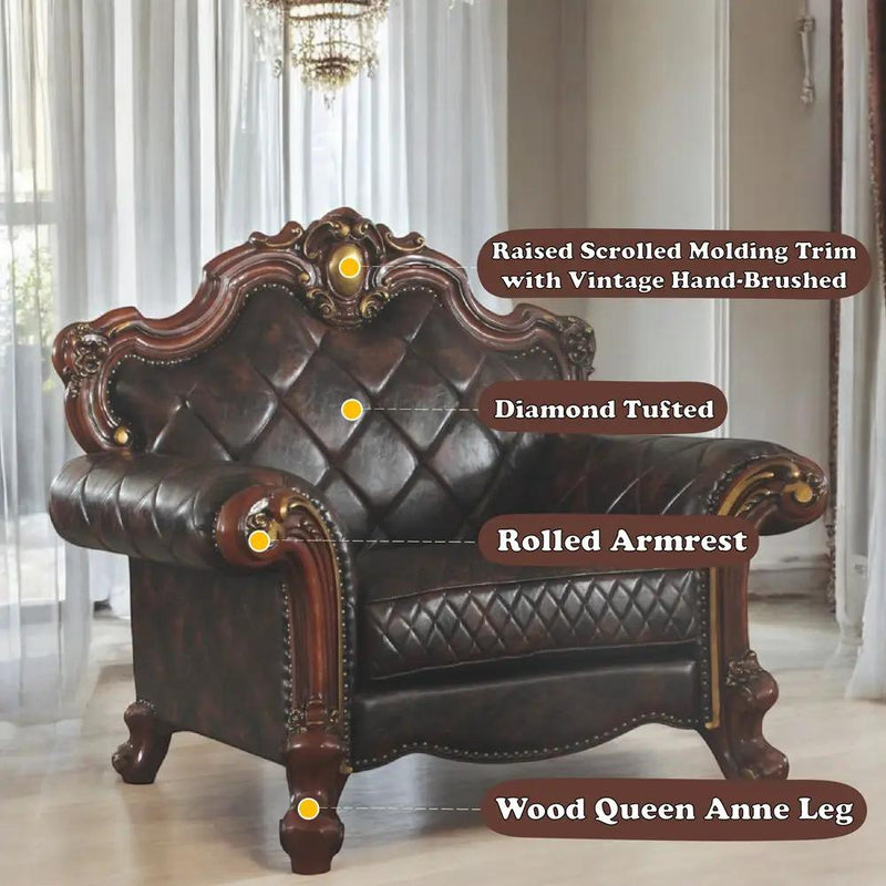 Picardy - Chair w/1 Pillow by Unique Piece Furniture